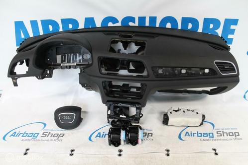 Airbag set - Dashboard zwart 4 spaak Audi Q3 U8 (2011-2018), Autos : Pièces & Accessoires, Tableau de bord & Interrupteurs, Utilisé