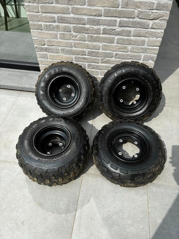 Wielen Yamaha Raptor met Tapbanden Maxxis, Motoren, Quads en Trikes