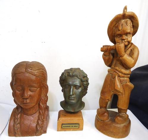 Hout Beeld  Leo De Groote Vlaams Alexander d. G.😍, Antiek en Kunst, Kunst | Beelden en Houtsnijwerken, Ophalen of Verzenden