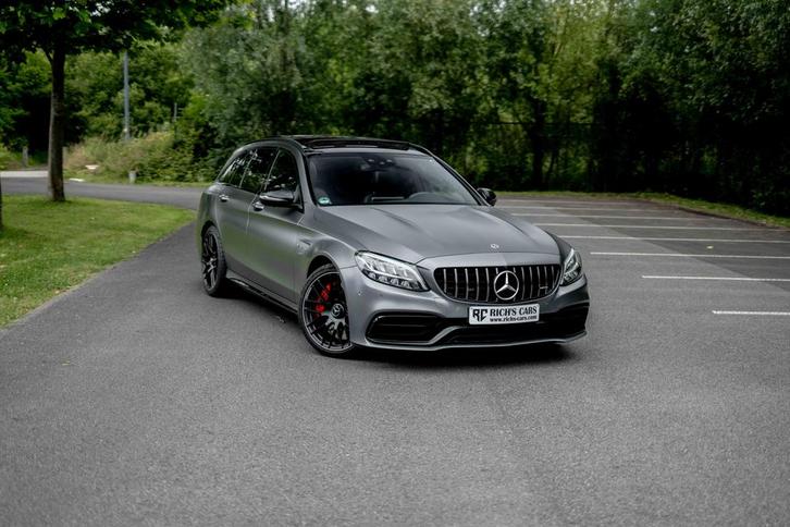 Mercedes-Benz C 63 AMG S Volle Opties + BTW Wagen + Trekhaak, Autos, Mercedes-Benz, Entreprise, Achat, Classe C, Caméra 360°, ABS