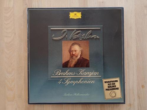 Herbert von Karajan- BRAHMS: 4 Symphoniën, Cd's en Dvd's, Vinyl | Klassiek, Gebruikt, Ophalen of Verzenden