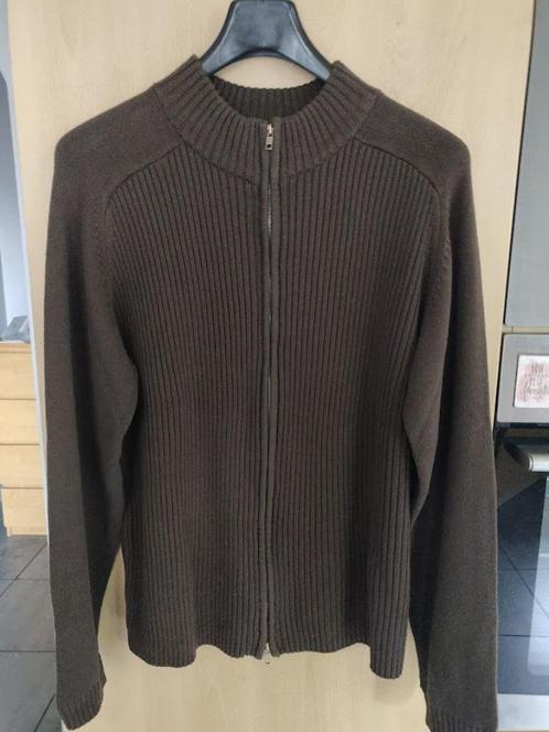 Gilet Luciano.  maat 56 of XL., Kleding | Heren, Truien en Vesten, Zo goed als nieuw, Maat 56/58 (XL), Bruin, Ophalen of Verzenden