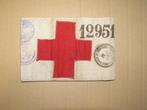 Brassard Croix-rouge  14-18 nombreux cachets, Collections, Autres types, Armée de terre, Enlèvement ou Envoi