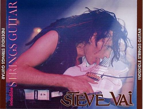 2 CD's - Steve VAI - INDEDIBLE STRINGS GUITAR - Tokyo 1994, CD & DVD, CD | Rock, Neuf, dans son emballage, Pop rock, Envoi