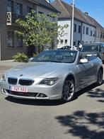 BMW 630İ CABRİO/GOEDE STAAT/DEALERONDERHOUDEN/, 4 zetels, Achterwielaandrijving, Zwart, Cabriolet