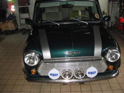 rover mini  classic, Auto's, Mini, Particulier, Cabrio, Open dak, Benzine, Cabriolet, 2 deurs, Handgeschakeld, Groen, Beige, Stof