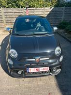 Te koop Abarth 595 Turismo, Auto's, Abarth, Voorwielaandrijving, Parkeersensor, Zwart, Leder
