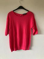 Roze bloes in fijne tricot met korte mouwen, Terre Bleue, 38, Taille 38/40 (M), Enlèvement ou Envoi, Terre Bleue, Rose