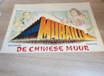 Filmaffiche de chinese muur 1962, Verzamelen, Posters, Ophalen of Verzenden