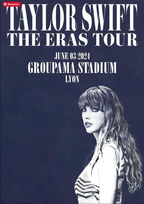 1x VIP Ticket Taylor Swift - The Eras Tour -  Lyon 3 Juni, Tickets en Kaartjes, Concerten | Pop, Eén persoon, Juni