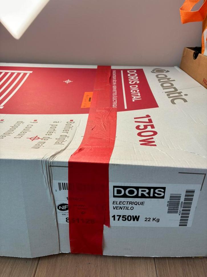 Nieuw!! Handdoekdroger + blower Atlantic Doris Digital 1750W, Doe-het-zelf en Bouw, Verwarming en Radiatoren, Nieuw, Radiator