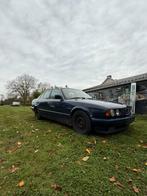 E34 520i, Auto's, BMW, Blauw, Handgeschakeld, Particulier, 5 Reeks