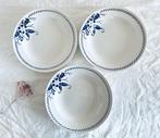 Lot de 3 assiettes creuses Boch Campanule, Enlèvement ou Envoi