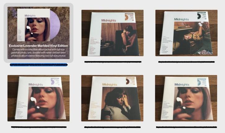 Vinyl LP Taylor Swift Midnight GEKLEURD Vinyl NIEUW, Cd's en Dvd's, Vinyl | Pop, Nieuw in verpakking, 2000 tot heden, 12 inch