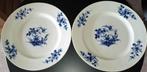 2 Porseleinen borden uit Doornik met Ronda decor, Ophalen of Verzenden