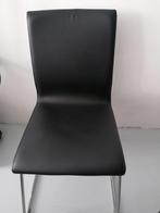 Zwarte stoelen (4x beschikbaar), Ophalen, Zo goed als nieuw, Zwart