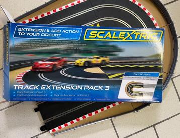 Lot Scalextric 1/32: divers rails, accessoires , qq voitures beschikbaar voor biedingen