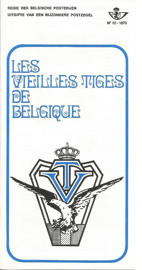 FDC 12/1973 19-05-73 Vieilles tiges de Belgique 10 Fr (NL), Postzegels en Munten, Postzegels | Europa | België, Gestempeld, 1e dag stempel