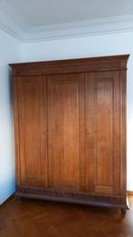Beau Garde-robe en chêne sculpté, Maison & Meubles, Armoires | Penderies & Garde-robes, 150 à 200 cm, Utilisé, Chêne, 50 à 75 cm
