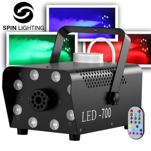 SPIN Lighting : 700W rookmachine 8 RGB LED's, Muziek en Instrumenten, Licht en Laser, Nieuw, Overige typen, Kleur, Ophalen of Verzenden