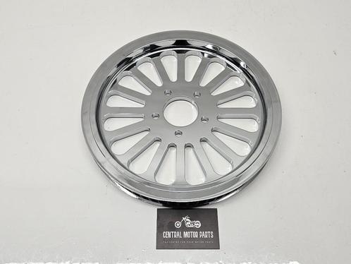 Chromen belt pulley 1 inch 68 tands Touring 2009-up, Motoren, Onderdelen | Harley-Davidson, Nieuw, Ophalen of Verzenden