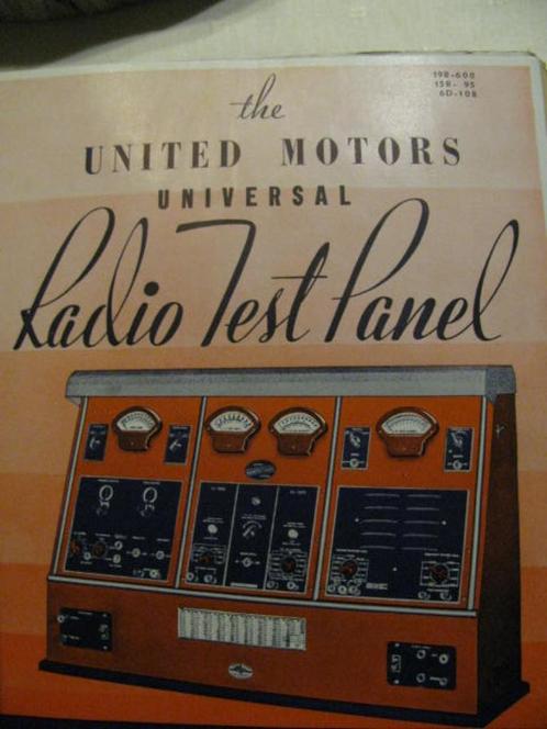 Autoradiodocumentatie United Motors Delco 1933 tot 1937, Collections, Marques automobiles, Motos & Formules 1, Utilisé, Voitures