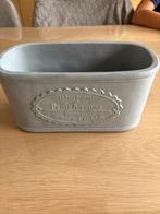 Retro bloempot / bloembak - imitatie blauwsteen, Tuin en Terras, Ophalen, Tuin, Steen, Minder dan 30 cm