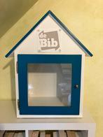 Mini bibliotheek/boekenruilkast in hout/plexi, Maison & Meubles, Armoires | Bibliothèques, Avec porte(s), Comme neuf, Moins de 50 cm