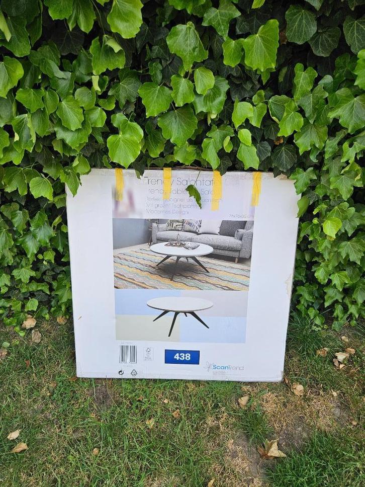 Tafel, Huis en Inrichting, Tafels | Eettafels, Gebruikt, Vier personen, Rond, Ophalen