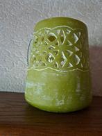 Theelicht houder in groen en wit, Ophalen, Groen