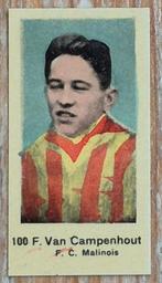 1930s (pre panini) 100 F. Van Campenhout FC Malinois KVM, Verzamelen, Ophalen of Verzenden, Zo goed als nieuw, Poster, Plaatje of Sticker