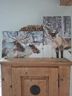 🫎🦌☃️❄️ cadre Rennes 58x38cm 7€ PIÈCE ou 10€ les deux 👍, Enlèvement