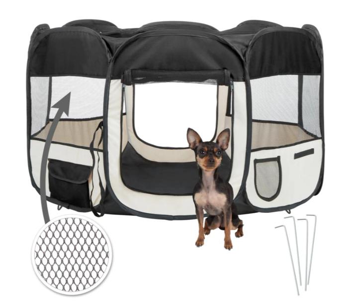 Nieuwe opvouwbare puppybox voor Chihuahua Teckel, Dieren en Toebehoren, Hondenmanden, Nieuw, Polyester, Ophalen of Verzenden