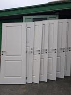 Portes intérieures en chêne massif avec serrures, charnières, Bricolage & Construction, Enlèvement, Verre, 200 à 215 cm, Porte intérieure