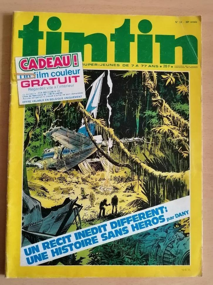 Le journal de Tintin numéro 24 - 1975, Verzamelen, Tijdschriften, Kranten en Knipsels, Krant, Ophalen of Verzenden