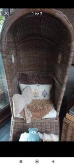 Fauteuil rotin style cabane, Enlèvement, Comme neuf, Osier ou Rotin