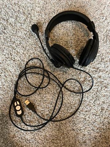 Casque pour ordinateur portable/PC avec microphone, Ciforce, Comme neuf, Microphone repliable, Enlèvement