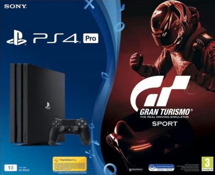 Ps4 Pro + 2 manettes Sony + 2 jeux, Games en Spelcomputers, Spelcomputers | Sony PlayStation 4, Zo goed als nieuw, Pro, Met 2 controllers