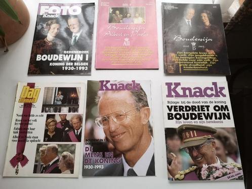 Koning Boudewijn – gedenkboeken samen voor 5 €, Collections, Maisons royales & Noblesse, Enlèvement ou Envoi