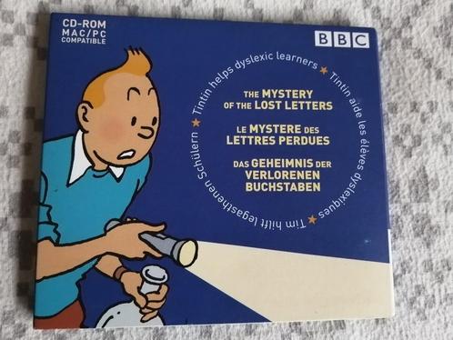 CD ROM INTERACTIF TINTIN ET LE MYSTÈRE DES LETTRES PERDUES, Computers en Software, Educatie- en Cursussoftware, Zo goed als nieuw