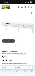 Etagere murale/coiffeuse Ekby Alex / Ramshult / Franklin, Huis en Inrichting, Tafels | Kaptafels, Ophalen, Zo goed als nieuw