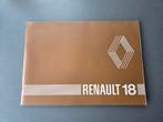 Renault 18 R18 instructieboekje handleiding, Ophalen of Verzenden