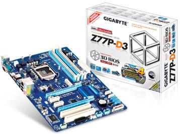 Moederbord Gigabyte GA-Z77P-D3 beschikbaar voor biedingen