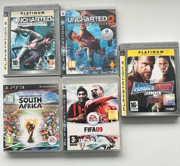 5 Games voor PS3 beschikbaar voor biedingen