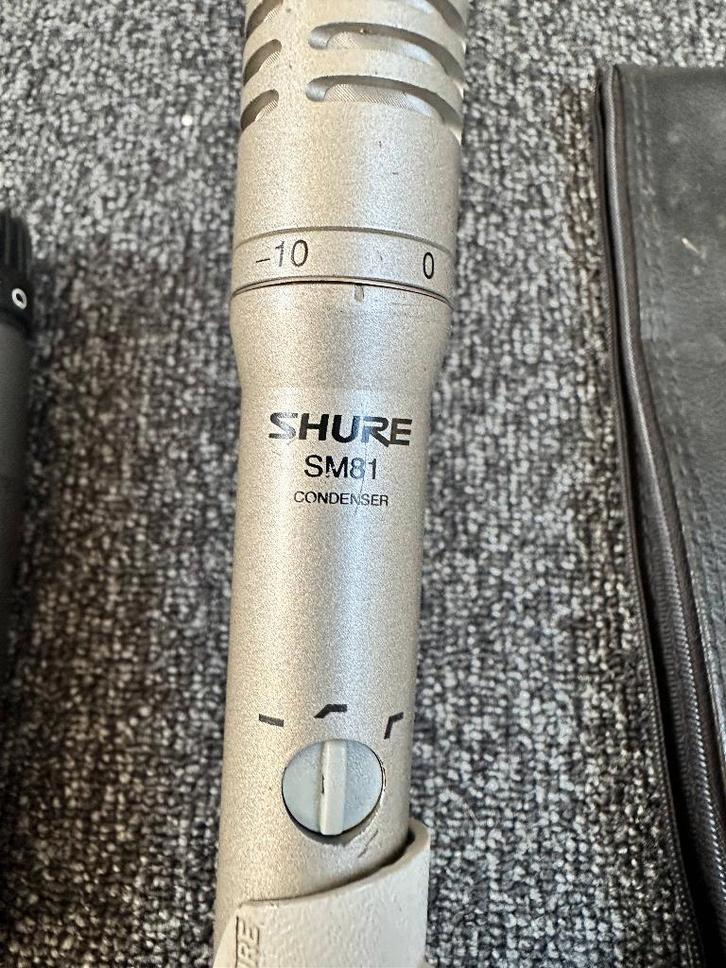 Shure SM81 et SM57, Musique & Instruments, Instruments | Accessoires, Utilisé, Autres instruments, Enlèvement