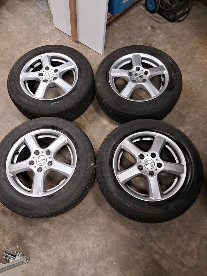 Winter banden met alu velgen 5x112, Auto diversen, Velgenbomen, Ophalen