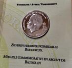 Zilveren medaille... 1930-1993.. Boudewijn!, Postzegels en Munten, Zilver