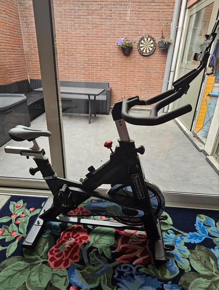 Tomahawk Professionele spinningbike, Sport en Fitness, Fitnessapparatuur, Zo goed als nieuw, Aluminium, Ophalen