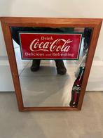 Spiegel Coca-Cola vintage, Collections, Marques & Objets publicitaires, Ustensile, Utilisé, Enlèvement ou Envoi