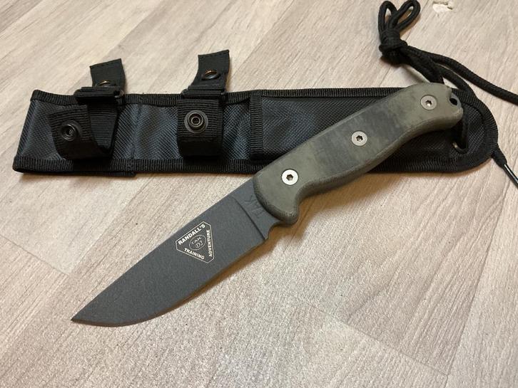 vintage Ontario TAK training adventure knife mes Randall, Caravans en Kamperen, Kampeergereedschap, Zo goed als nieuw, Verzenden